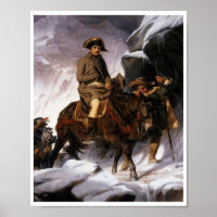 Bonaparte Leading His Army Through The Alps