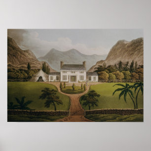 Bonaparte's Mal-Maison at St. Helena, 1821 Poster