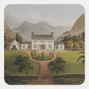 Bonaparte's Mal-Maison at St. Helena, 1821 Square Sticker