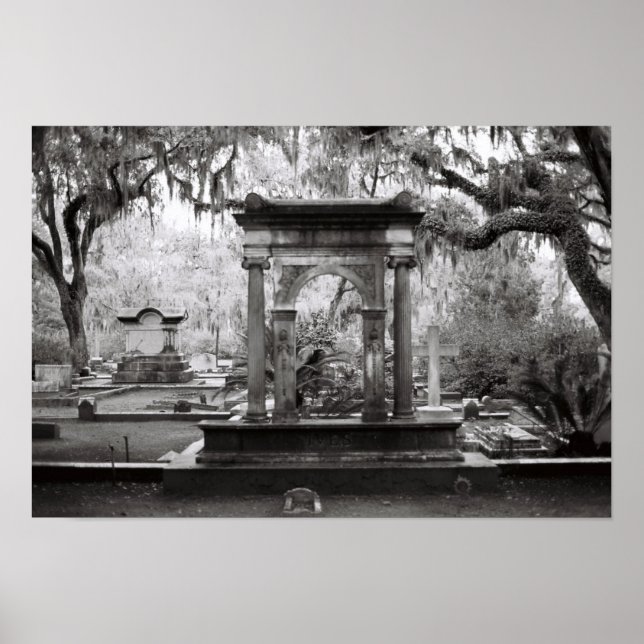 Bonaventure Cemetery Savannah Poster (Front)