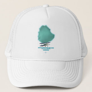 Bonaventure Island Canada map Trucker Hat
