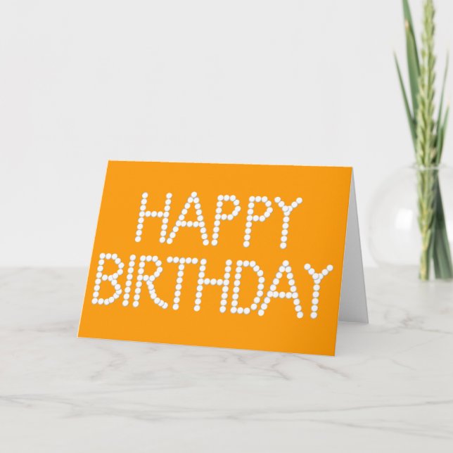 BonBon Party Rainbow Happy Birthday Card (Front)