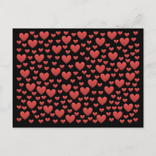 BonBon Rainbow Love Hearts Postcard