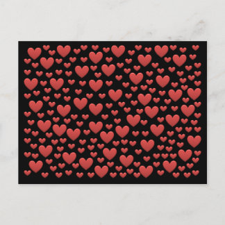 BonBon Rainbow Love Hearts Postcard