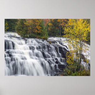 Bond Falls In Autumn Near Paulding, Michigan Poster