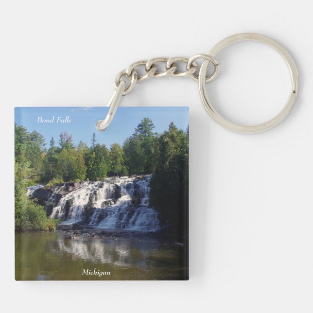 Bond Falls key chain (Back)