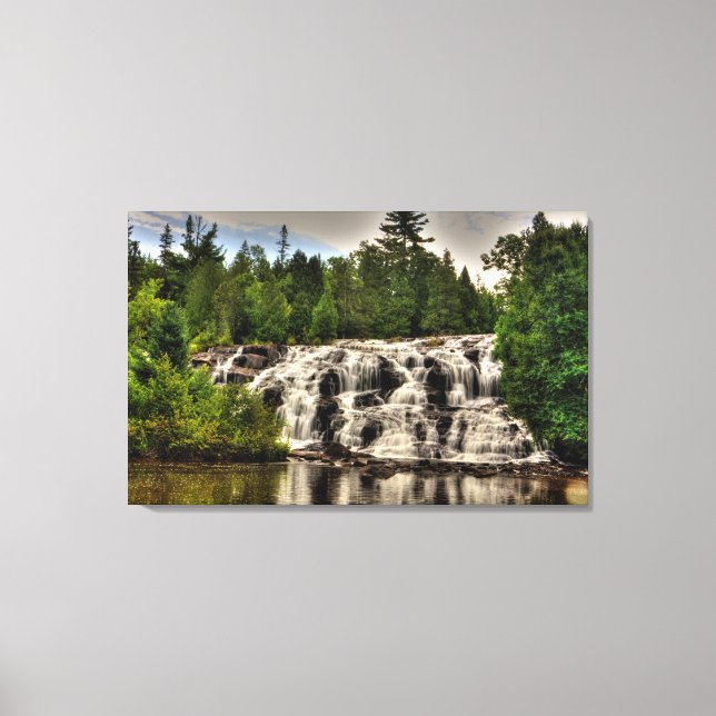 Bond Falls, Michigan Canvas Print (Front)