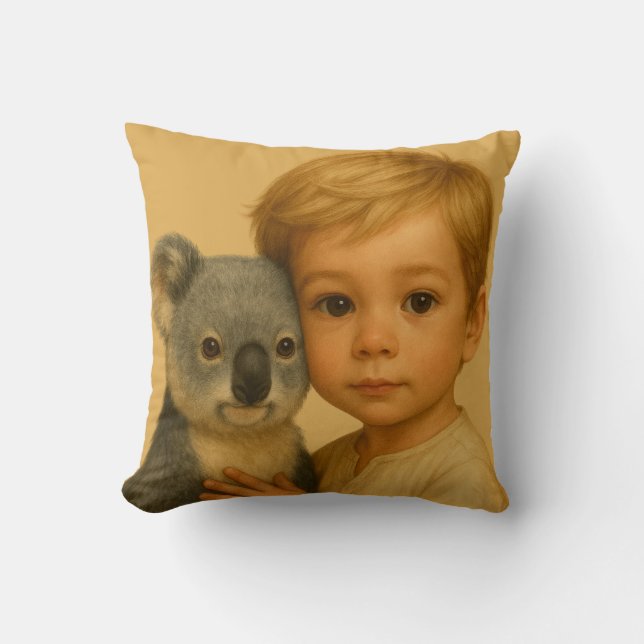 Bond of the Wild and Innocent (Koala) Cushion (Front)