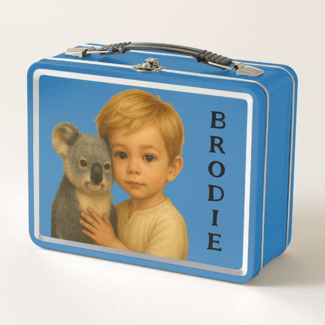 Bond of the Wild and Innocent (Koala)  Metal Lunch Box (Front)