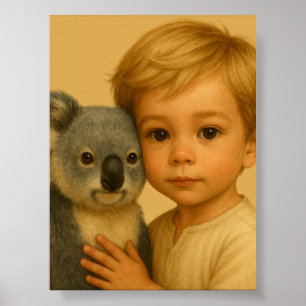 Bond of the Wild and Innocent (Koala) Poster