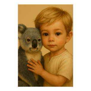 Bond of the Wild and Innocent (Koala) Poster