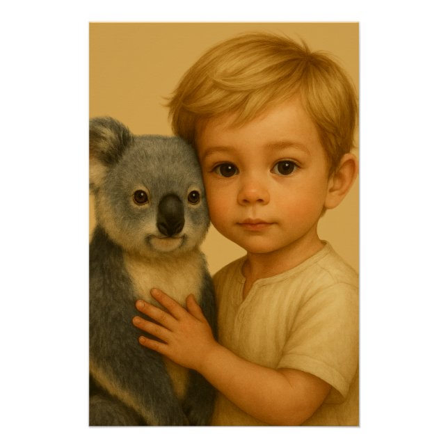 Bond of the Wild and Innocent (Koala) Poster (Front)