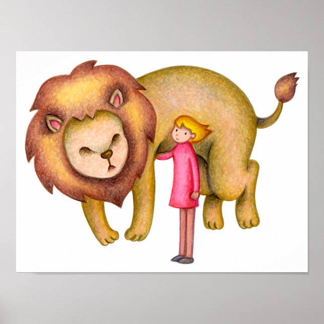 Bond with a lion poster (Front)