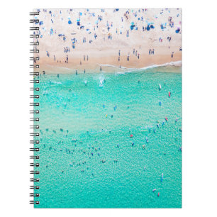 Bondi Beach aerial view on a perfect summer day wi Notebook