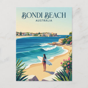 Bondi Beach Australia Postcard