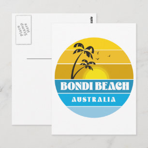 Bondi Beach Australia Postcard