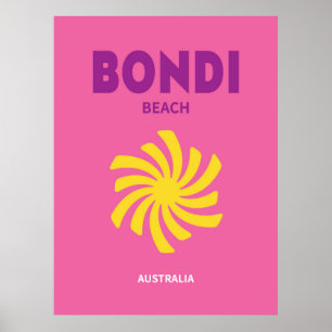 Bondi Beach Australia Poster