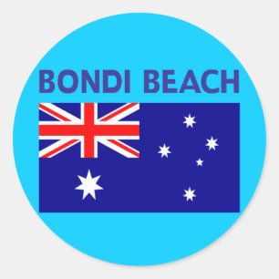 BONDI BEACH Australia T shirts and Products Classic Round Sticker