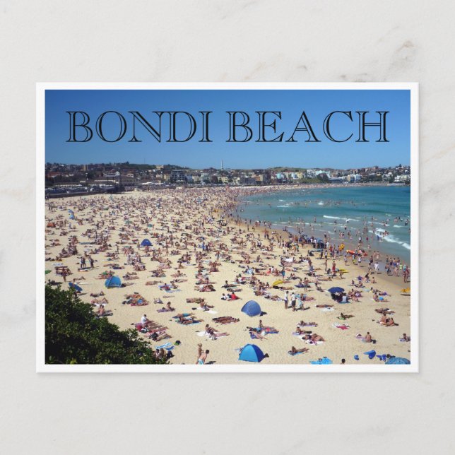 bondi beach new year postcard (Front)