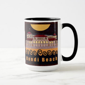 Bondi Beach Pavilion Black Mug