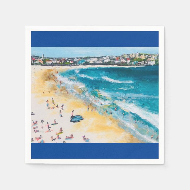 Bondi Beach Summer  Napkin (Front)