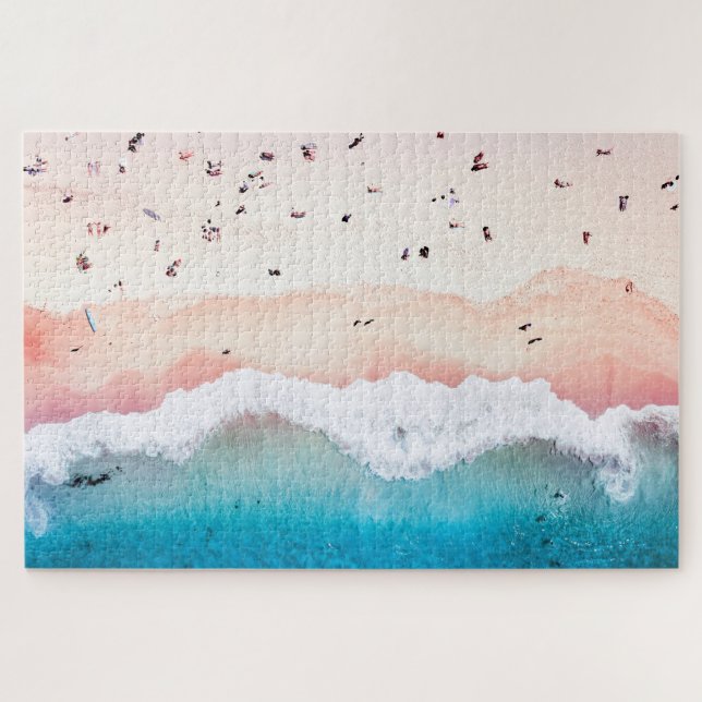 Bondi Beach Sydney Australia Aerial Photo Jigsaw Puzzle (Horizontal)