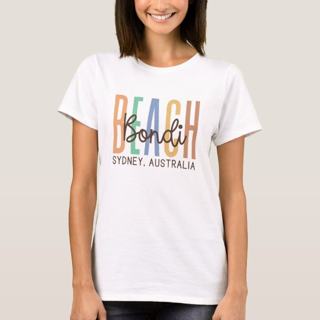 Bondi Beach Sydney Australia (Sands) T-Shirt (Front)