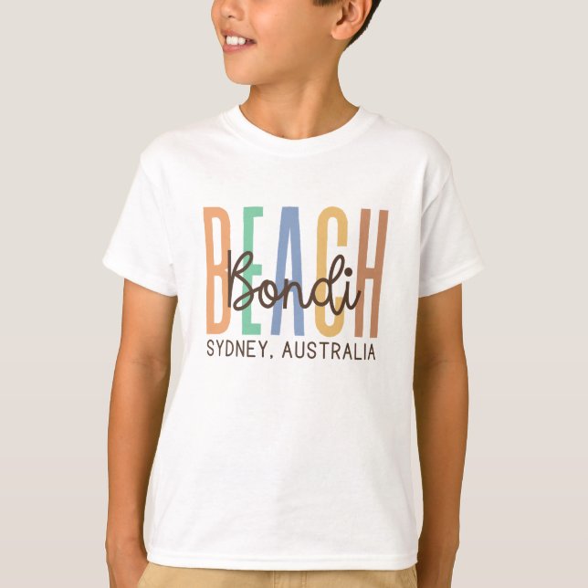 Bondi Beach Sydney Australia (Sands) T-Shirt (Front)