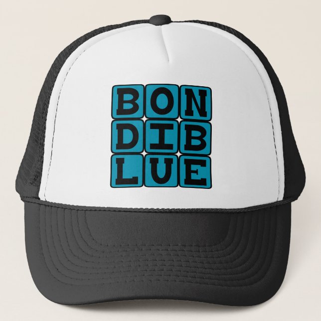 Bondi Blue, Colour Trucker Hat (Front)