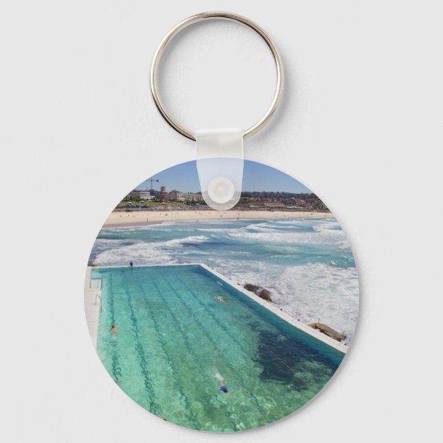 Bondi Icebergs Key Ring (Front)