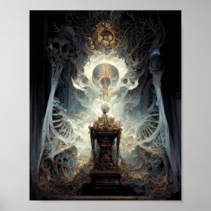 Bone Altar 2 Fantasy Sci-Fi Art Poster
