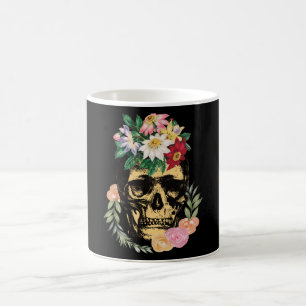 Bone And Flowers Coffee Mug