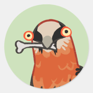 Bone Apettit Classic Round Sticker