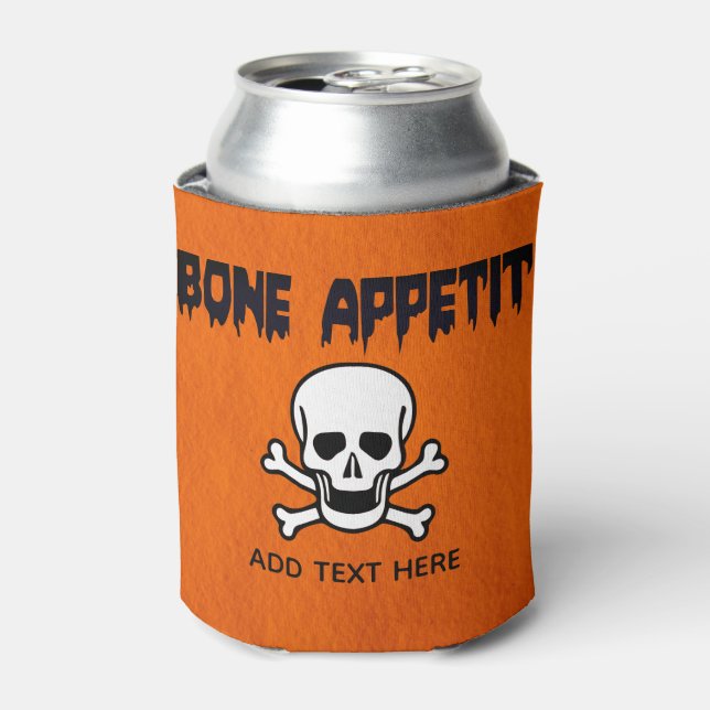 Bone Appetit Can Cooler (Can Front)