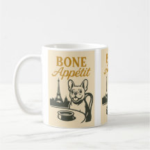 Bone Appétit French Bulldog Coffee Mug