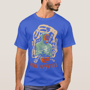 Bone Appetit, Halloween Ghost Skeleton 667 T-Shirt