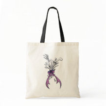Bone Bouquet Tote Bag