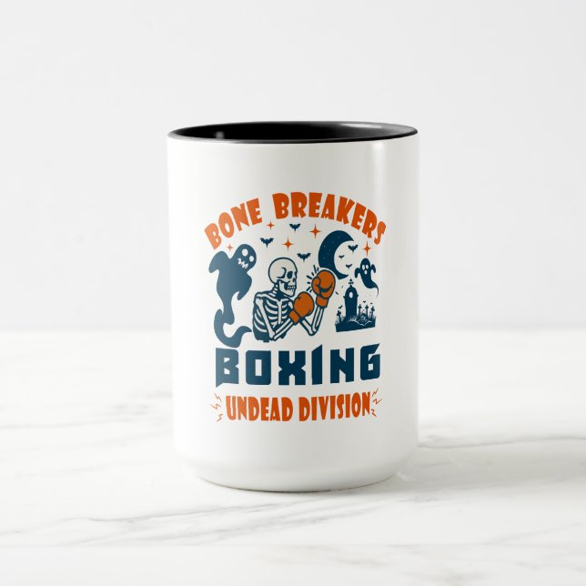Bone breakers boxing undead division mug (Center)