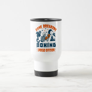 Bone breakers boxing undead division travel mug