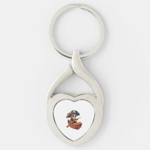 Bone Buccaneer – Funny Pirate Skull Key Ring