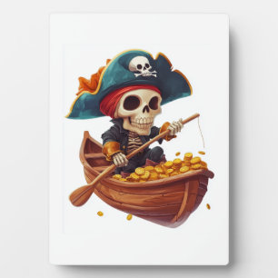Bone Buccaneer � Funny Pirate Skull Plaque