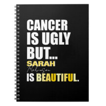 Bone Cancer Awareness Spiral Photo Notebook
