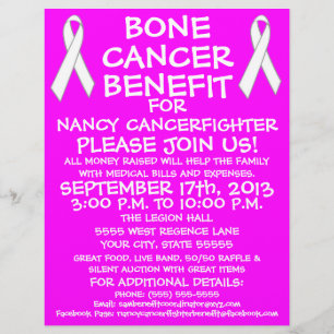 Bone Cancer Benefit Flyer