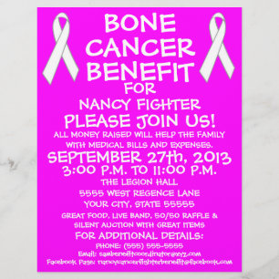 Bone Cancer Benefit Flyer