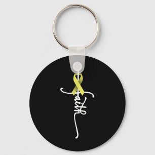 Bone Cancer Faith Sarcoma Bone Cancer Awareness Su Key Ring