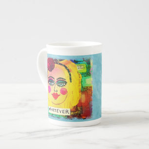 BONE CHINA 15 OZ MUG-WHATEVER BONE CHINA MUG