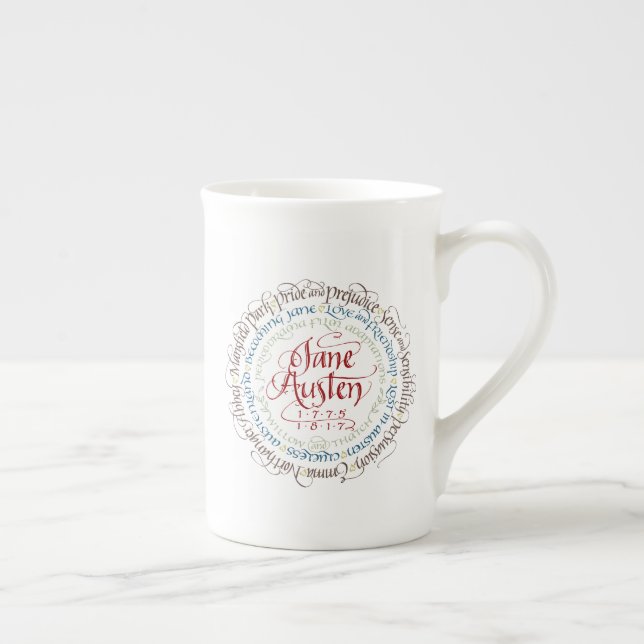 Bone China - Jane Austen Period Dramas Mug (Right)