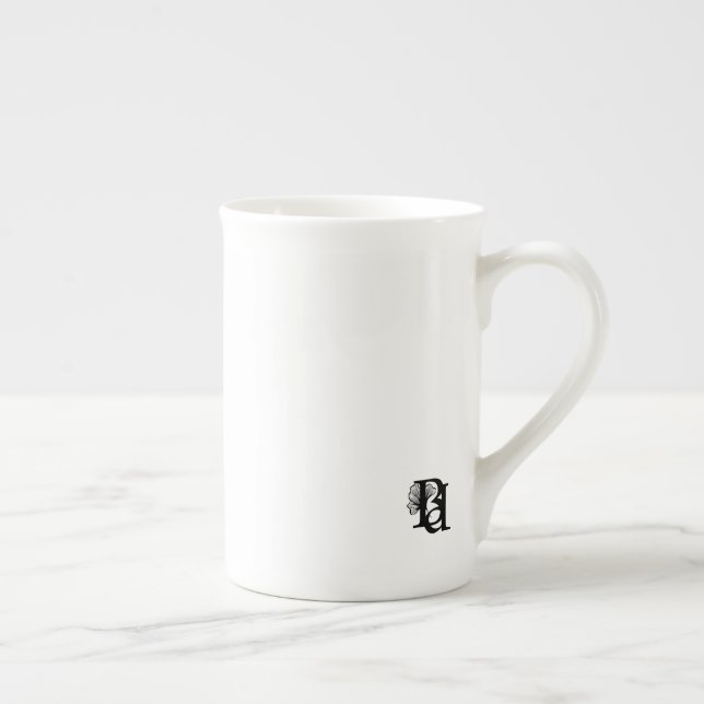 Bone China Mug Abstract Home Trend Lavender Violet (Right)