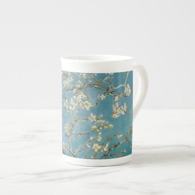 BONE CHINA MUG : VINCENT Van Gogh : ALMOND BLOSSOM (Front Right)