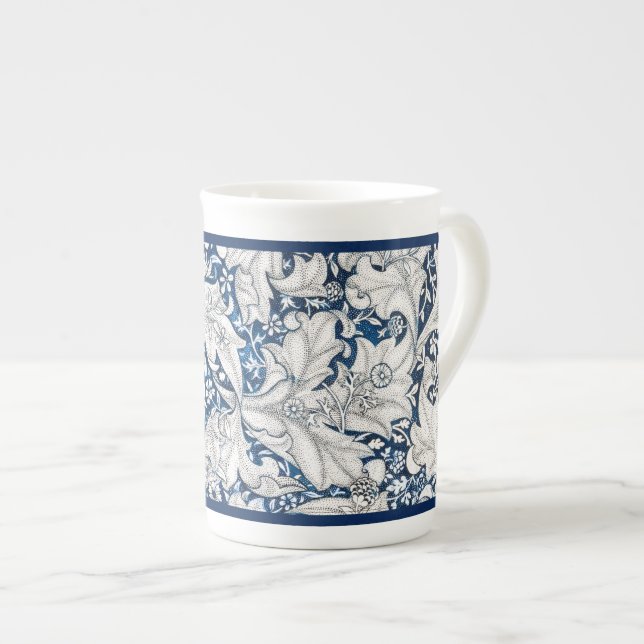 BONE CHINA MUG : WILLIAM MORRIS : WALLFLOWER (Front Right)